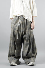 画像をギャラリービューアに読み込む, A.F ARTEFACT PLEATS TUCK WIDE PANTS / BLENDED SHADES DENIM (STEEL BLUE)
