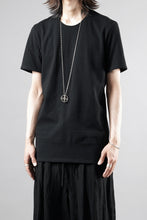 画像をギャラリービューアに読み込む, black crow x LOOM exclusive short sleeve tops / 20/1 Loop wheeled Cotton Jersey (BLACK)