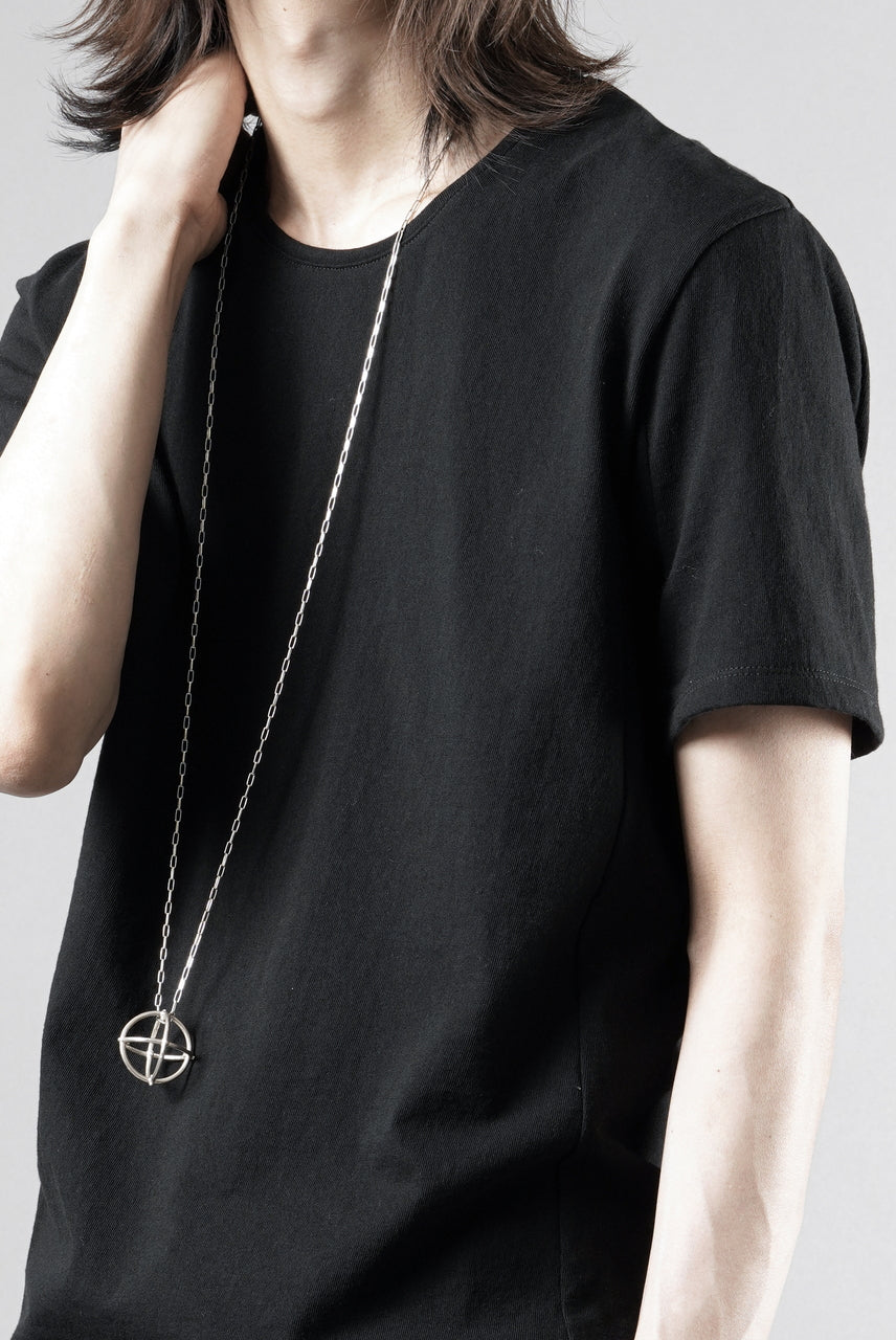 画像をギャラリービューアに読み込む, black crow x LOOM exclusive short sleeve tops / 20/1 Loop wheeled Cotton Jersey (BLACK)
