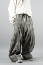 画像をギャラリービューアに読み込む, A.F ARTEFACT PLEATS TUCK WIDE PANTS / BLENDED SHADES DENIM (STEEL BLUE)
