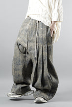 画像をギャラリービューアに読み込む, A.F ARTEFACT PLEATS TUCK WIDE PANTS / BLENDED SHADES DENIM (STEEL BLUE)