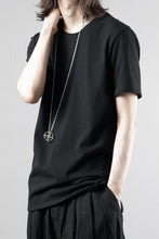 画像をギャラリービューアに読み込む, black crow x LOOM exclusive short sleeve tops / 20/1 Loop wheeled Cotton Jersey (BLACK)