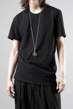 画像をギャラリービューアに読み込む, black crow x LOOM exclusive short sleeve tops / 20/1 Loop wheeled Cotton Jersey (BLACK)