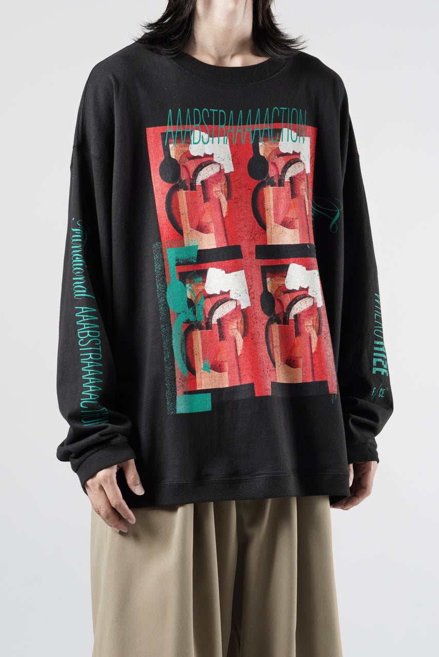 画像をギャラリービューアに読み込む, F/CE. RE AIKAWA LONG SLEEVE T-SHIRT TYPE-B (BLACK)