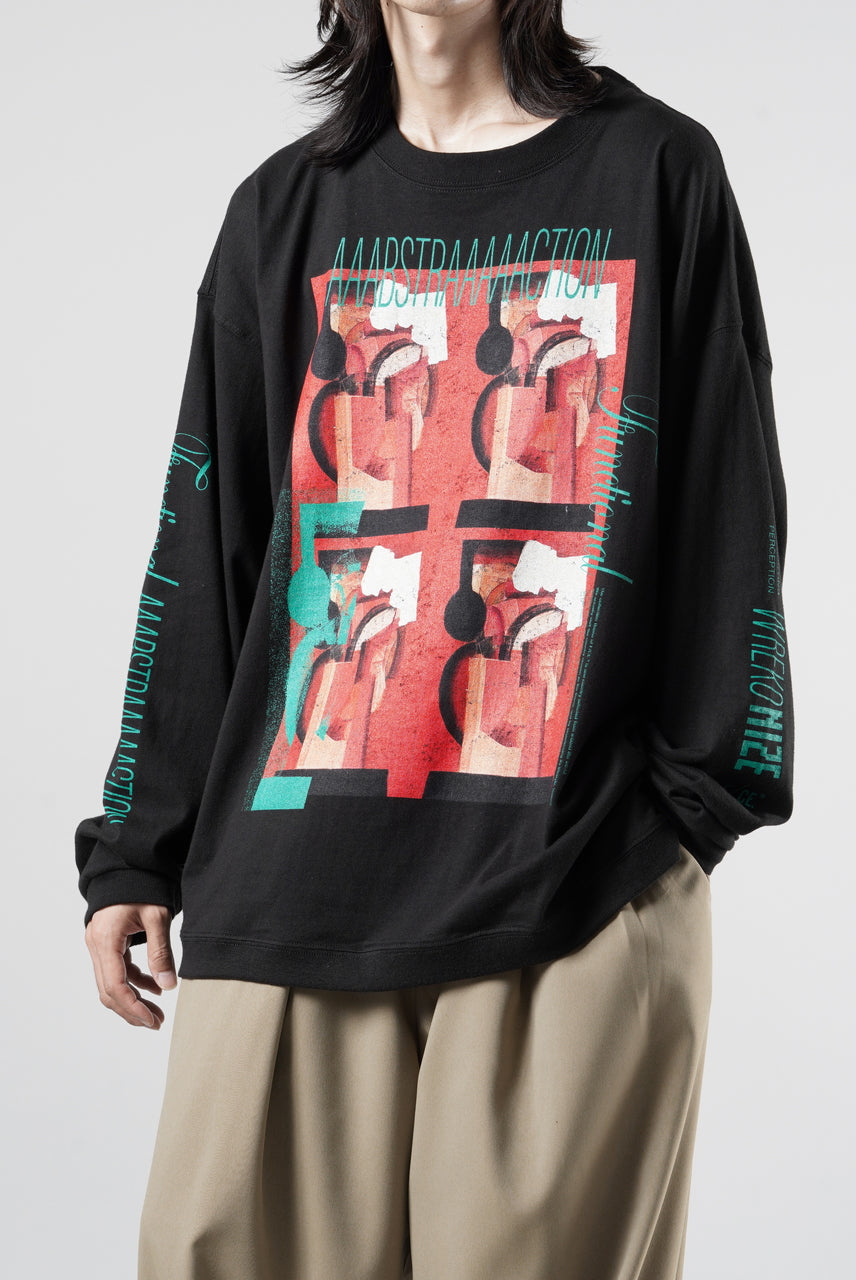 画像をギャラリービューアに読み込む, F/CE. RE AIKAWA LONG SLEEVE T-SHIRT TYPE-B (BLACK)