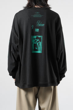 画像をギャラリービューアに読み込む, F/CE. RE AIKAWA LONG SLEEVE T-SHIRT TYPE-B (BLACK)