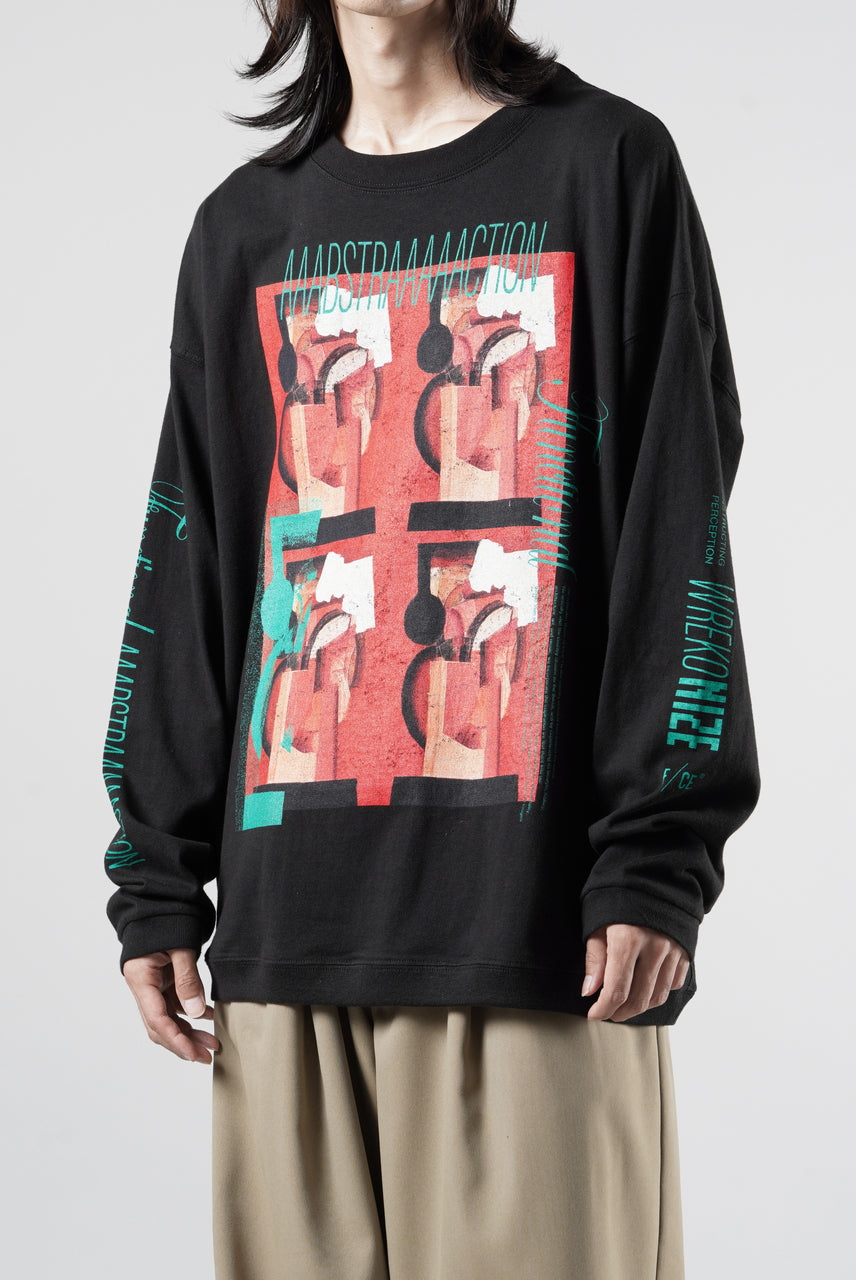 画像をギャラリービューアに読み込む, F/CE. RE AIKAWA LONG SLEEVE T-SHIRT TYPE-B (BLACK)