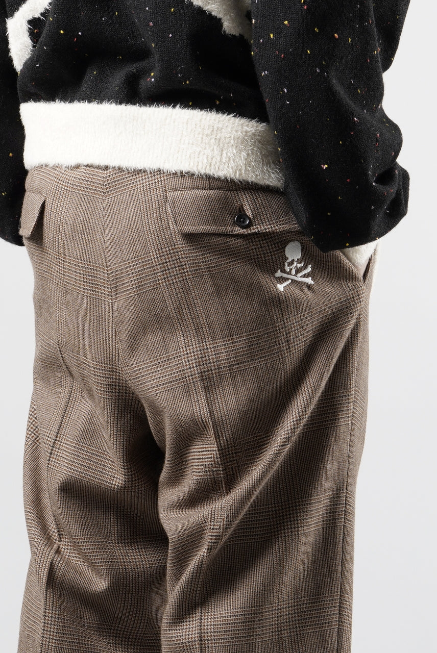 Load image into Gallery viewer, mastermind JAPAN WOOL CHECK TROUSERS (GLEN CHECK)