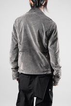 Load image into Gallery viewer, thom/krom TRUCKER JACKET / VELVET STRETCH (USED GREY)