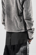 Load image into Gallery viewer, thom/krom TRUCKER JACKET / VELVET STRETCH (USED GREY)