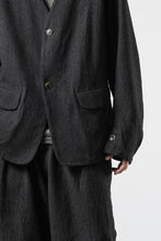 Load image into Gallery viewer, KLASICA "BELLE-SW" 2B V-CUT WORK JACKET / AMBIENCE ANTIQUE DRAPER (CACAO NIB)