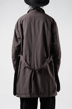 画像をギャラリービューアに読み込む, PORTER CLASSIC WEATHER SOUTIEN COLLAR COAT (BROWN)