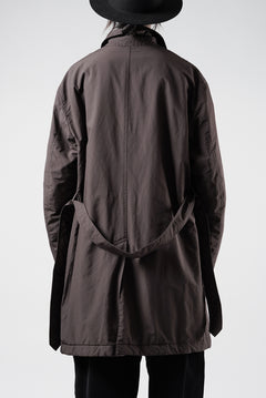 画像をギャラリービューアに読み込む, PORTER CLASSIC WEATHER SOUTIEN COLLAR COAT (BROWN)