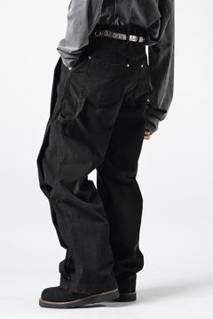 画像をギャラリービューアに読み込む, Professor.E CORDUROY CARPENTER PANTS (BLACK)