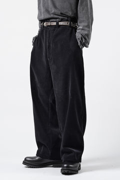 画像をギャラリービューアに読み込む, PORTER CLASSIC CORDUROY FATTY PANTS (BLACK)