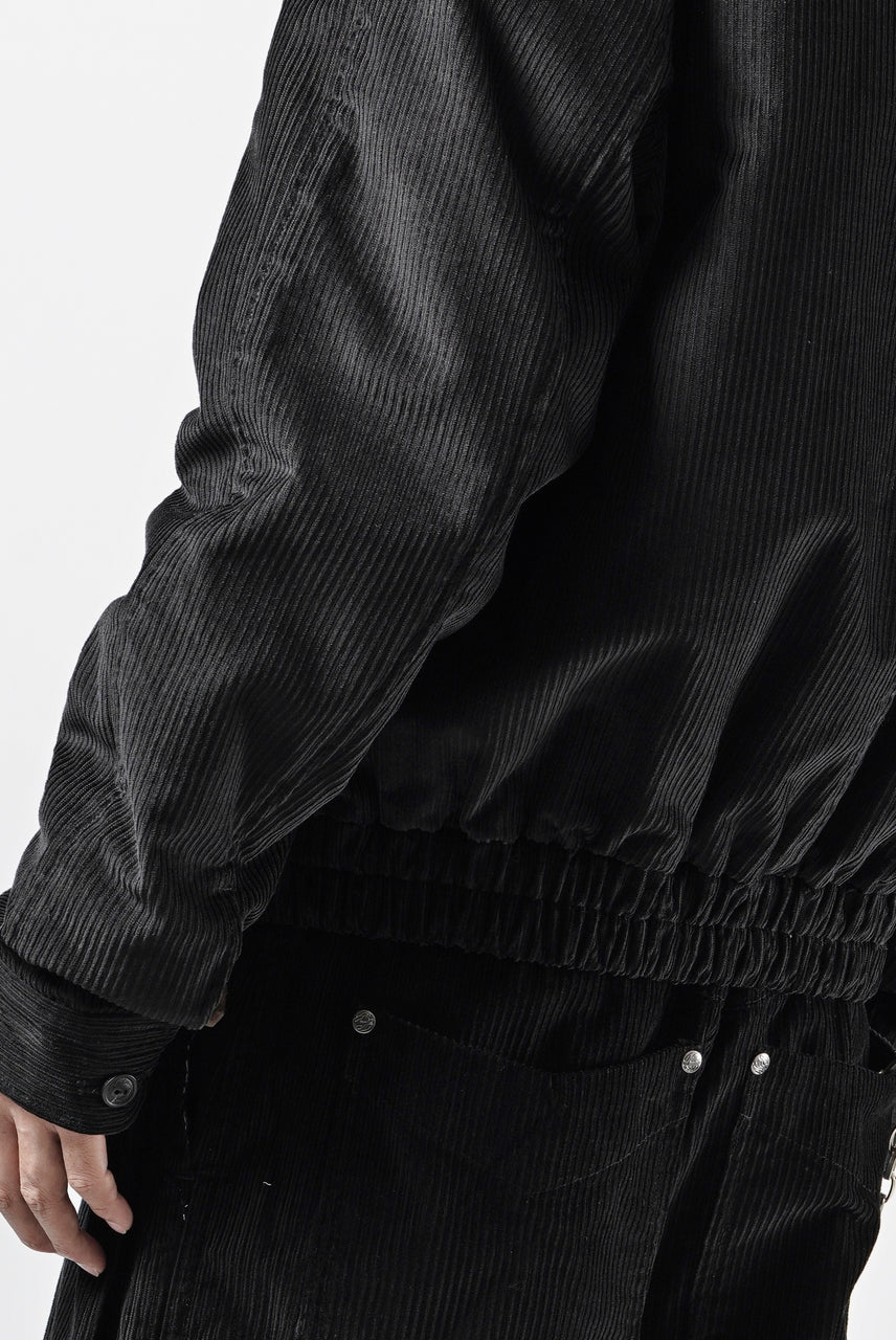 画像をギャラリービューアに読み込む, Professor.E CORDUROY HARRINGTON JACKET (BLACK)