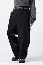 画像をギャラリービューアに読み込む, PORTER CLASSIC CORDUROY FATTY PANTS (BLACK)