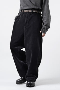 画像をギャラリービューアに読み込む, PORTER CLASSIC CORDUROY FATTY PANTS (BLACK)