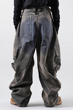 画像をギャラリービューアに読み込む, A.F ARTEFACT CURVED WIDE CARGO PANTS / ENZYME WASHED DENIM (BEIGE)