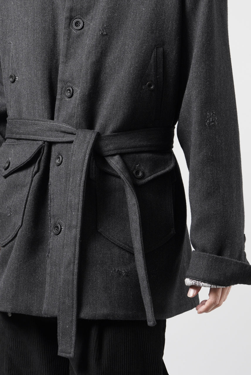 画像をギャラリービューアに読み込む, Professor.E AGED PEACOAT (GREY)