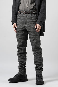 画像をギャラリービューアに読み込む, daub SLIM FIT JEANS / METALLIC STRETCH COTTON (COLD DYED GREY)