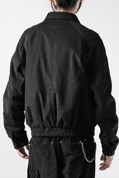 画像をギャラリービューアに読み込む, Professor.E CORDUROY HARRINGTON JACKET (BLACK)