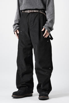 画像をギャラリービューアに読み込む, Professor.E CORDUROY CARPENTER PANTS (BLACK)