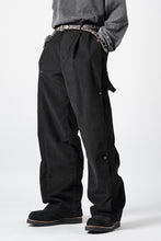 画像をギャラリービューアに読み込む, Professor.E CORDUROY CARPENTER PANTS (BLACK)