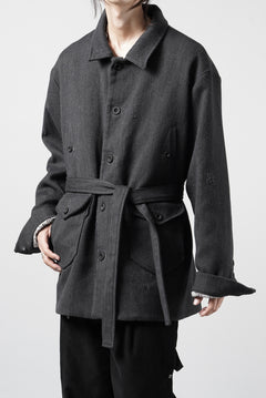 画像をギャラリービューアに読み込む, Professor.E AGED PEACOAT (GREY)