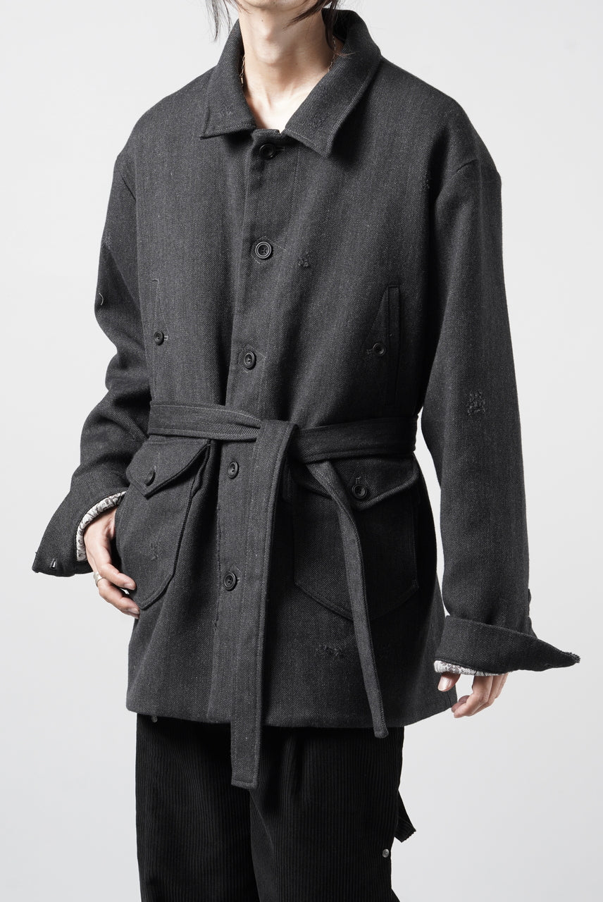 画像をギャラリービューアに読み込む, Professor.E AGED PEACOAT (GREY)