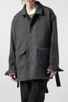 画像をギャラリービューアに読み込む, Professor.E AGED PEACOAT (GREY)