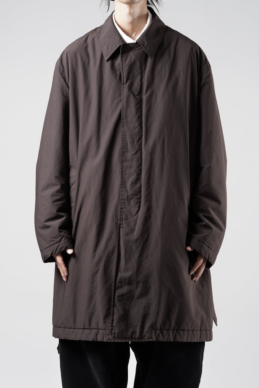 画像をギャラリービューアに読み込む, PORTER CLASSIC WEATHER SOUTIEN COLLAR COAT (BROWN)