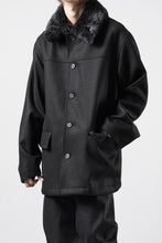 Load image into Gallery viewer, LITTLEBIG Wool Car Coat (BLACK)