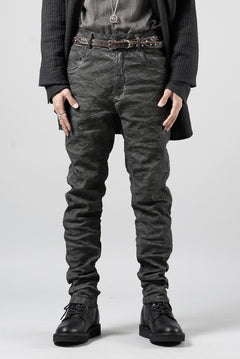 画像をギャラリービューアに読み込む, daub SLIM FIT JEANS / METALLIC STRETCH COTTON (COLD DYED GREY)