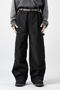 画像をギャラリービューアに読み込む, Professor.E CORDUROY CARPENTER PANTS (BLACK)