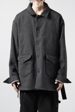画像をギャラリービューアに読み込む, Professor.E AGED PEACOAT (GREY)
