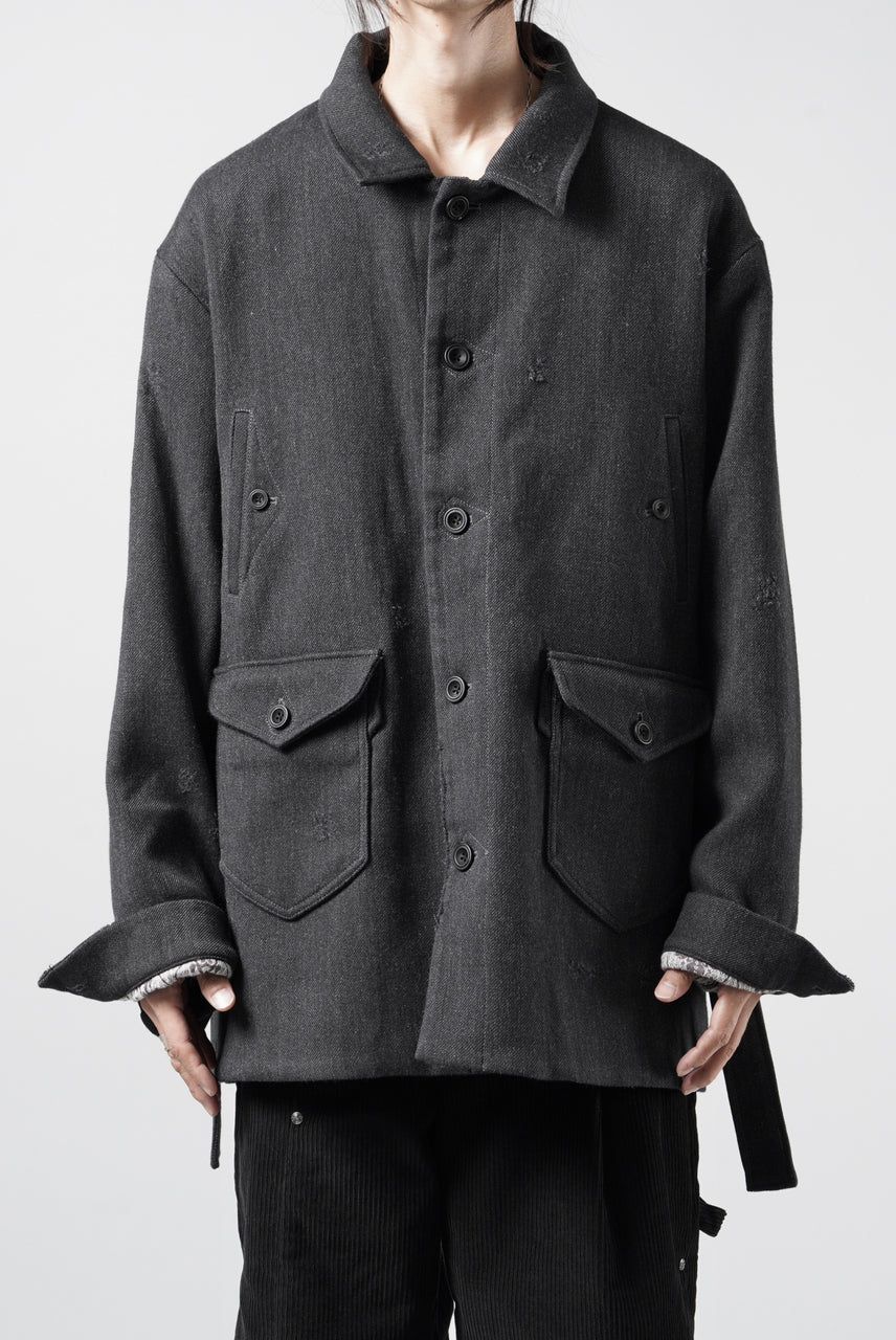 画像をギャラリービューアに読み込む, Professor.E AGED PEACOAT (GREY)