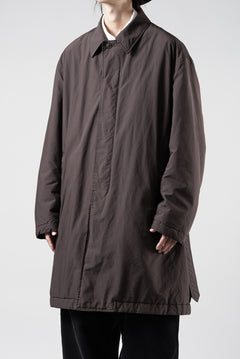 画像をギャラリービューアに読み込む, PORTER CLASSIC WEATHER SOUTIEN COLLAR COAT (BROWN)