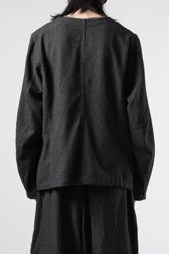 Load image into Gallery viewer, KLASICA "BELLE-SW" 2B V-CUT WORK JACKET / AMBIENCE ANTIQUE DRAPER (CACAO NIB)