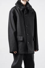 Load image into Gallery viewer, LITTLEBIG Wool Car Coat (BLACK)