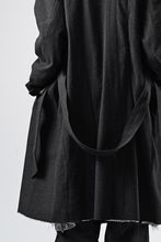画像をギャラリービューアに読み込む, Professor.E TAILORED DB TRENCH COAT (BLACK)