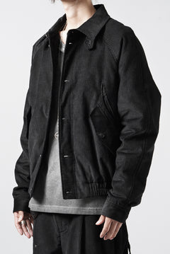 画像をギャラリービューアに読み込む, Professor.E CORDUROY HARRINGTON JACKET (BLACK)
