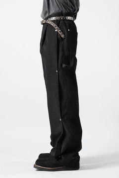画像をギャラリービューアに読み込む, Professor.E CORDUROY CARPENTER PANTS (BLACK)