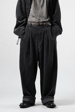 画像をギャラリービューアに読み込む, KLASICA "PACE-CD" WIDE AND TAPERED SILENT TROUSERS / HI-SOFT FINISHED 5-WALE CORDUROY (IRON)