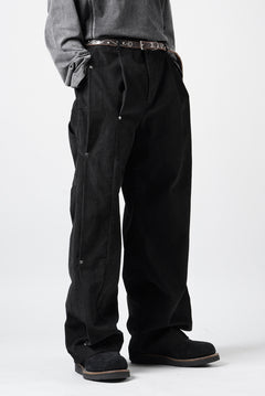 画像をギャラリービューアに読み込む, Professor.E CORDUROY CARPENTER PANTS (BLACK)