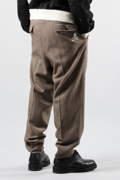 Load image into Gallery viewer, mastermind JAPAN WOOL CHECK TROUSERS (GLEN CHECK)
