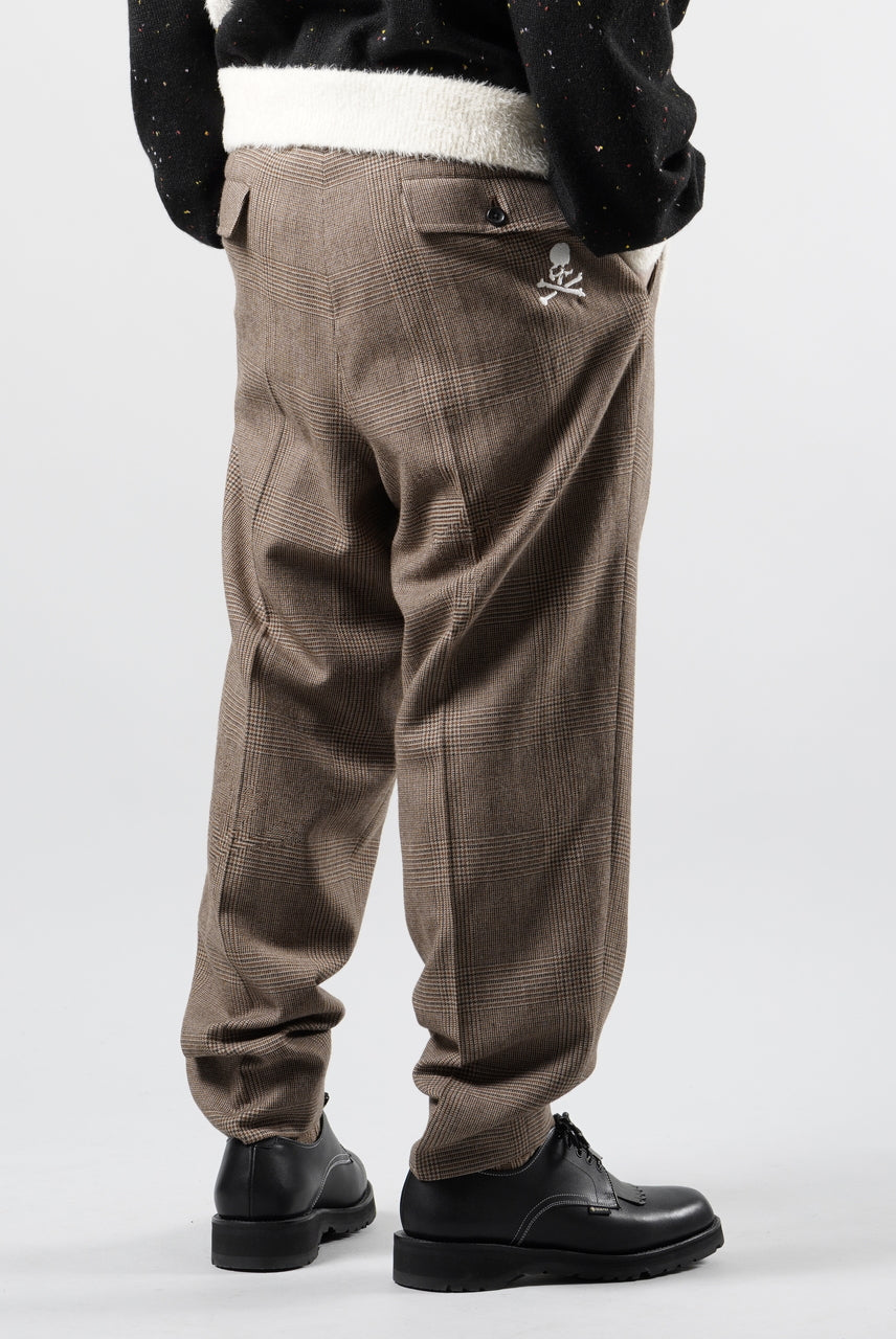 Load image into Gallery viewer, mastermind JAPAN WOOL CHECK TROUSERS (GLEN CHECK)