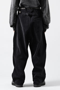 画像をギャラリービューアに読み込む, PORTER CLASSIC CORDUROY FATTY PANTS (BLACK)