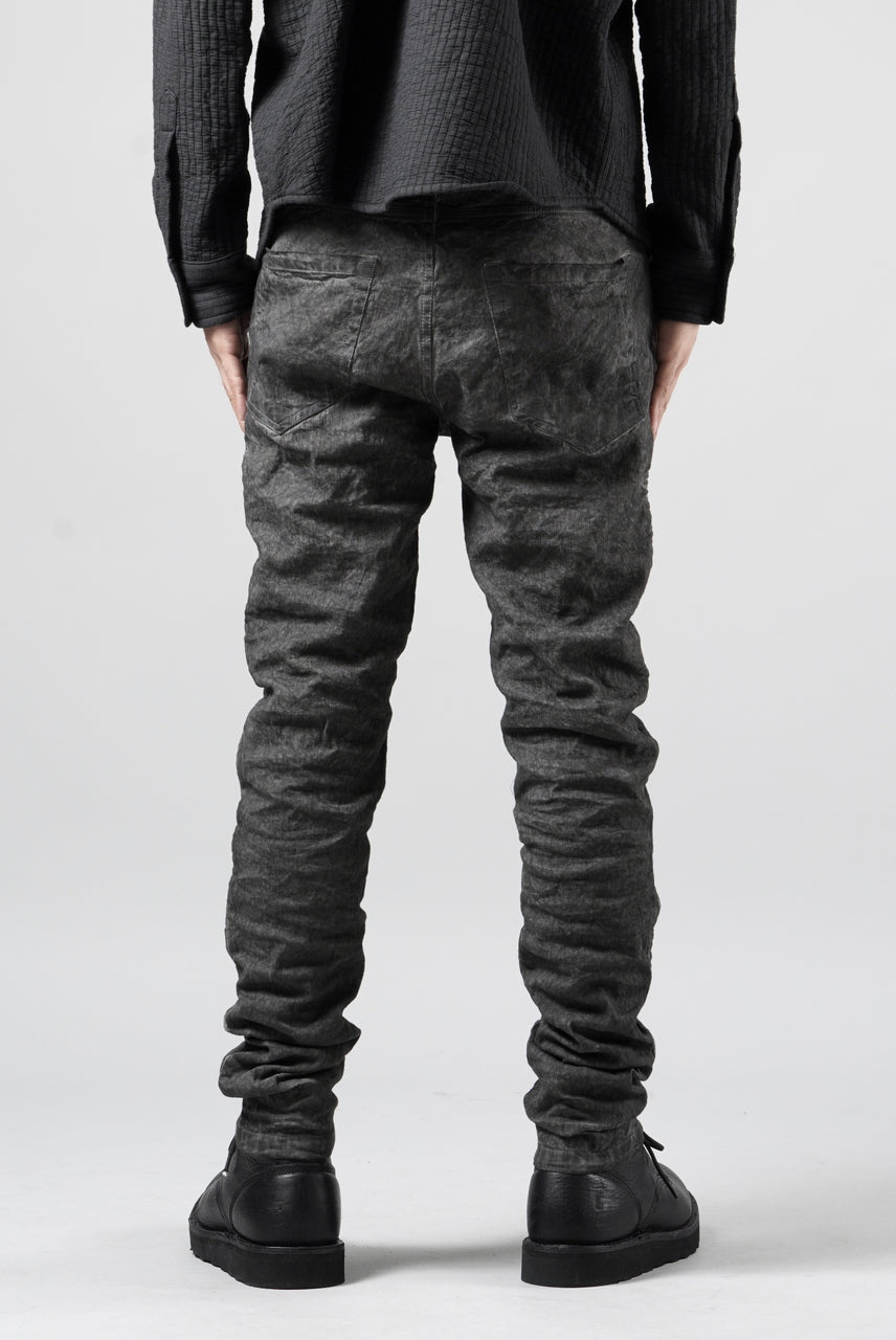 画像をギャラリービューアに読み込む, daub SLIM FIT JEANS / METALLIC STRETCH COTTON (COLD DYED GREY)