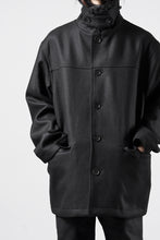Load image into Gallery viewer, LITTLEBIG Wool Car Coat (BLACK)